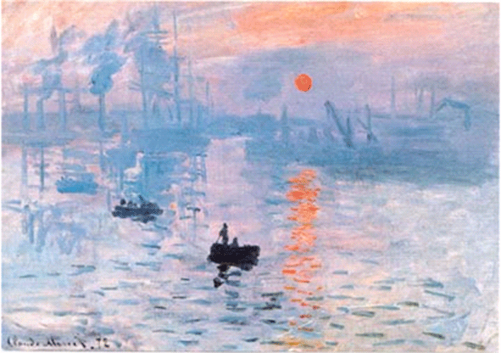 Impression soleil levant 1873
